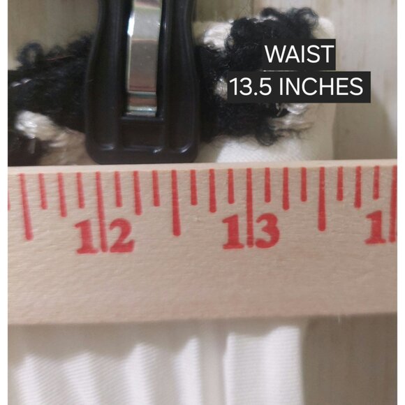 NWT Commense White Top & Pleated Maxi Skirt W/ Black & White Trim Size Small - Picture 5 of 11